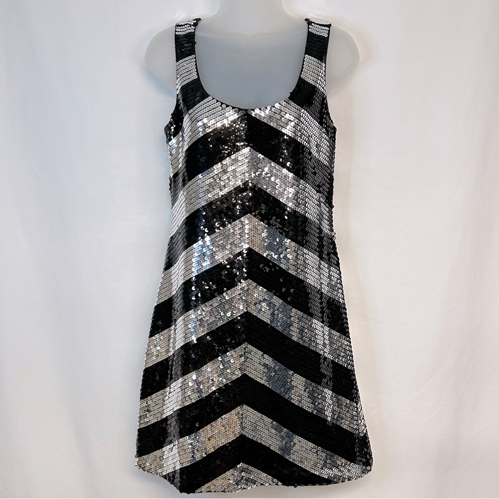 International Concepts‎ Womens Sequin Midi Dress Size S Sleeveless Stretch Zip